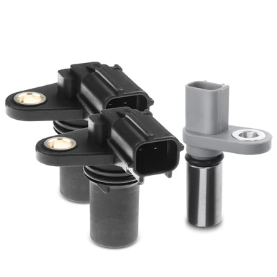 2 Pcs Camshaft & 1 Pc Crankshaft Position Sensor