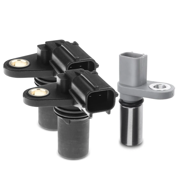 2 Pcs Camshaft & 1 Pc Crankshaft Position Sensor for Ford Ranger 2002 L4 2.3L DOHC