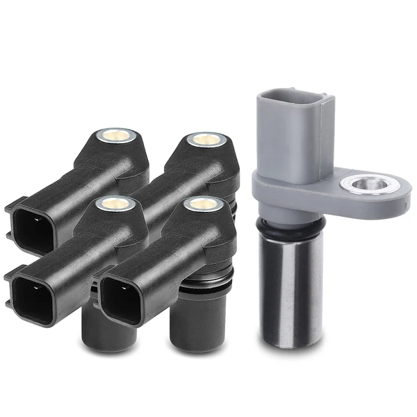 4 Pcs Camshaft & 1 Pc Crankshaft Position Sensor for 2007-2008 Ford Escape
