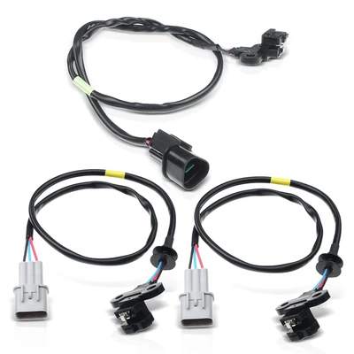 2 Pcs Camshaft & 1 Pc Crankshaft Position Sensor