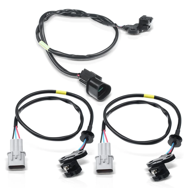 2 Pcs Camshaft & 1 Pc Crankshaft Position Sensor for Mitsubishi Montero 95-99 3.0L