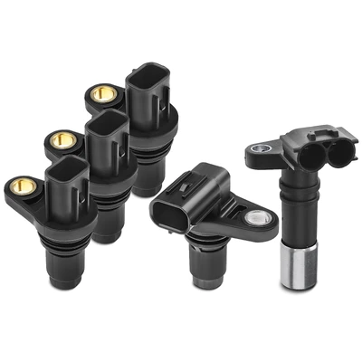 4 Pcs Camshaft & 1 Pc Crankshaft Position Sensor