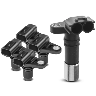 4 Pcs Camshaft & 1 Pc Crankshaft Position Sensor