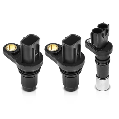 2 Pcs Camshaft & 1 Pc Crankshaft Position Sensor