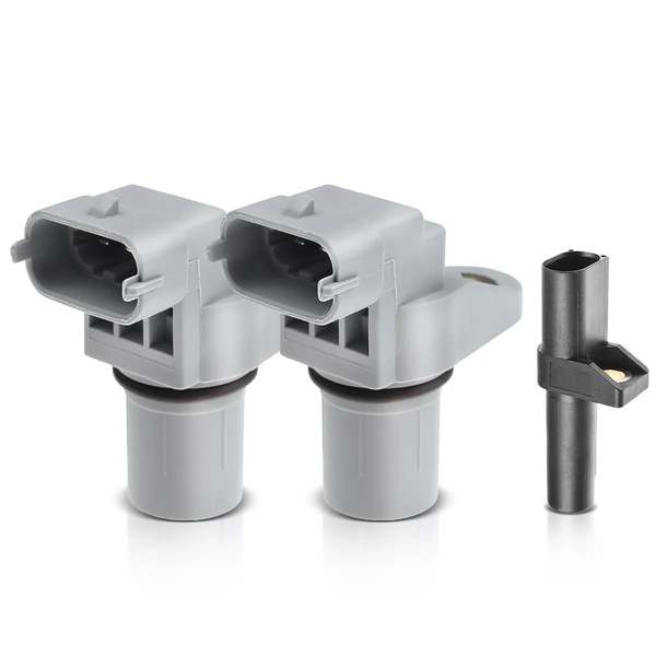 2 Pcs Camshaft & 1 Pc Crankshaft Position Sensor for Mercedes-Benz W203 W220 SLK230