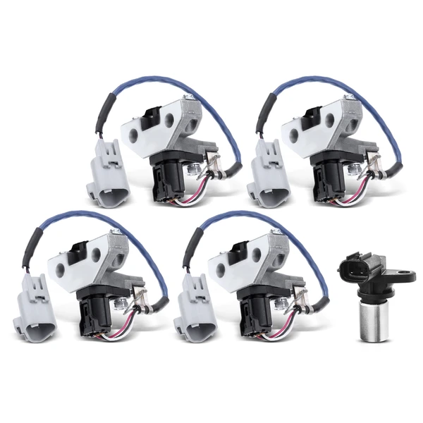4 Pcs Camshaft & 1 Pc Crankshaft Position Sensor for 2005-2009 Toyota 4Runner