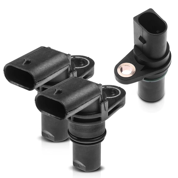 2 Pcs Camshaft & 1 Pc Crankshaft Position Sensor for Volkswagen Beetle Jetta 2013 2.0L