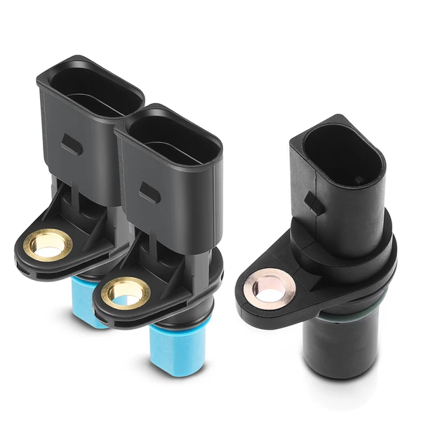 2 Pcs Camshaft & 1 Pc Crankshaft Position Sensor for Audi S3 2009-2012 VW Jetta 2008 EOS
