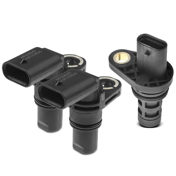 2 Pcs Camshaft & 1 Pc Crankshaft Position Sensor for 2013-2016 Audi A6 Quattro