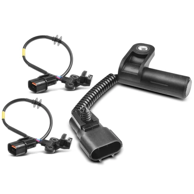 2 Pcs Camshaft & 1 Pc Crankshaft Position Sensor