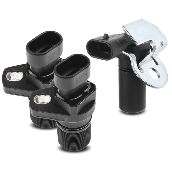 2 Pcs Camshaft & 1 Pc Crankshaft Position Sensor for Dodge Ram 2500 Ram 3500 98-01 5.9L