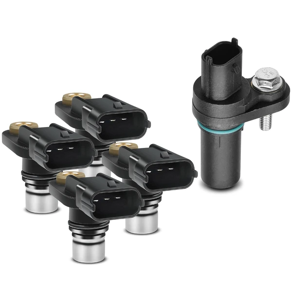 4 Pcs Camshaft & 1 Pc Crankshaft Position Sensor for 2004-2006 Cadillac CTS