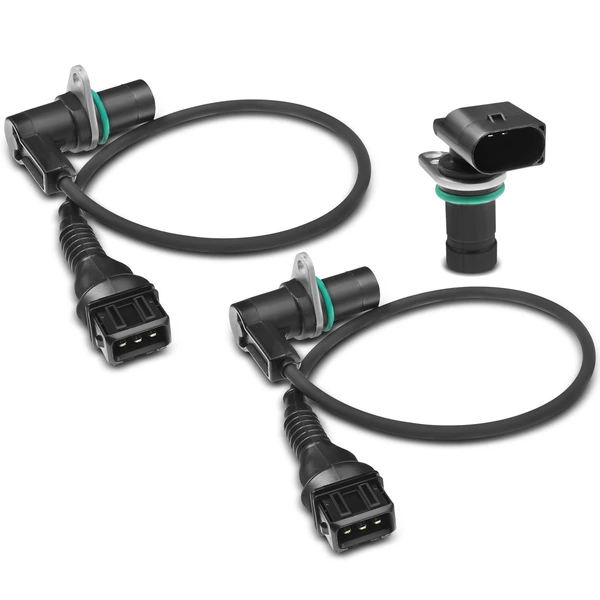 2 Pcs Camshaft & 1 Pc Crankshaft Position Sensor for BMW E36 323i 323is Z3 E39 528i
