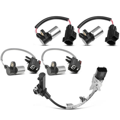 4 Pcs Camshaft & 1 Pc Crankshaft Position Sensor