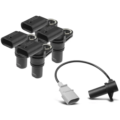 4 Pcs Camshaft & 1 Pc Crankshaft Position Sensor