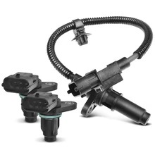 2 Pcs Camshaft & 1 Pc Crankshaft Position Sensor for 2012-2017 Kia Rio