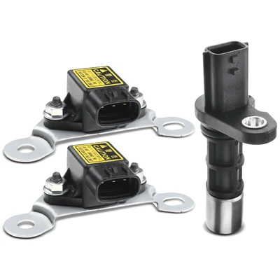 2 Pcs Camshaft & 1 Pc Crankshaft Position Sensor