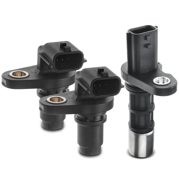 2 Pcs Camshaft & 1 Pc Crankshaft Position Sensor for Nissan Sentra 17-19 Juke 1.6L
