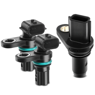 2 Pcs Camshaft & 1 Pc Crankshaft Position Sensor