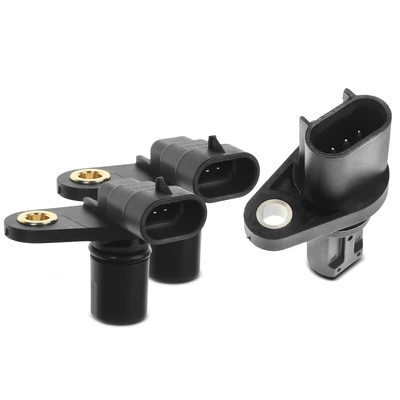 2 Pcs Camshaft & 1 Pc Crankshaft Position Sensor