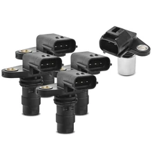 4 Pcs Camshaft & 1 Pc Crankshaft Position Sensor for 2005-2010 Volvo XC90