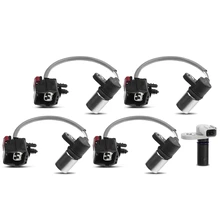 4 Pcs Camshaft & 1 Pc Crankshaft Position Sensor for 2001 Lincoln LS 3.0L V6