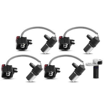4 Pcs Camshaft & 1 Pc Crankshaft Position Sensor