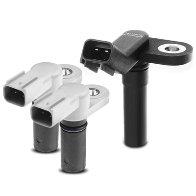2 Pcs Camshaft & 1 Pc Crankshaft Position Sensor