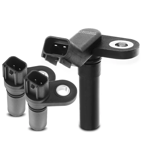 2 Pcs Camshaft & 1 Pc Crankshaft Position Sensor for Ford F-150 97-10 E-150 E-250 E-350