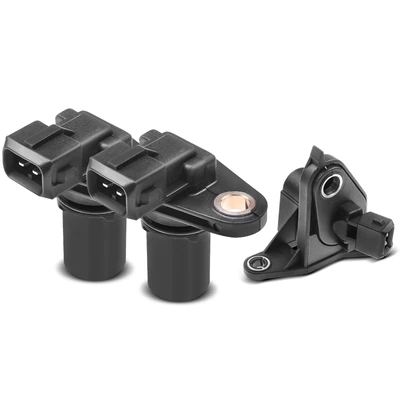 2 Pcs Camshaft & 1 Pc Crankshaft Position Sensor