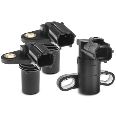 2 Pcs Camshaft & 1 Pc Crankshaft Position Sensor
