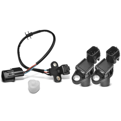 2 Pcs Camshaft & 1 Pc Crankshaft Position Sensor