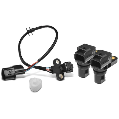 2 Pcs Camshaft & 1 Pc Crankshaft Position Sensor
