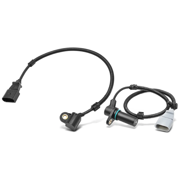 1 Pc Camshaft & 1 Pc Crankshaft Position Sensor for Volkswagen Beetle 04-06 Golf Jetta 1.9L SOHC