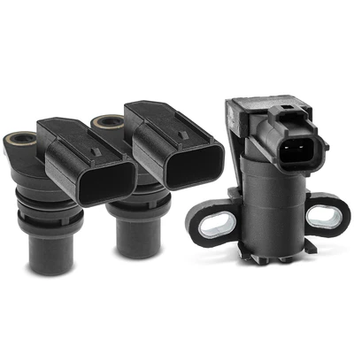 2 Pcs Camshaft & 1 Pc Crankshaft Position Sensor