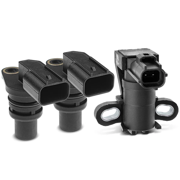 2 Pcs Camshaft & 1 Pc Crankshaft Position Sensor for 2010-2013 Ford Transit Connect