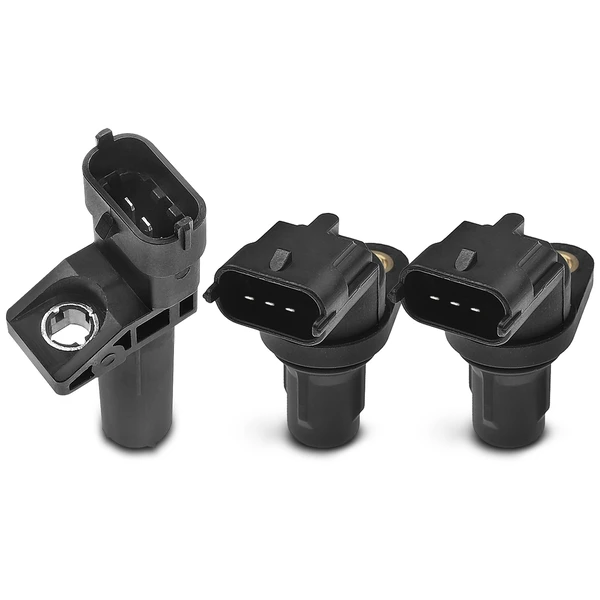 2 Pcs Camshaft & 1 Pc Crankshaft Position Sensor for Mercedes-Benz C250 SL65 AMG SLK250