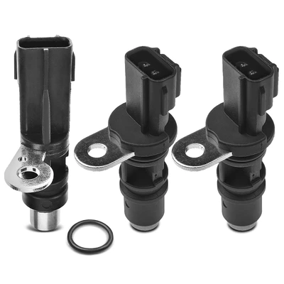 2 Pcs Camshaft & 1 Pc Crankshaft Position Sensor