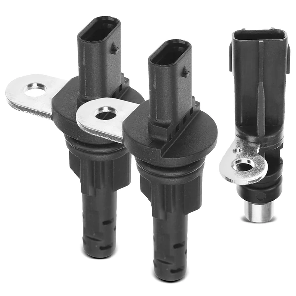 2 Pcs Camshaft & 1 Pc Crankshaft Position Sensor for Dodge Ram 1500 08-12 Jeep Grand Cherokee4.7L