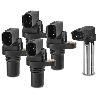 4 Pcs Camshaft & 1 Pc Crankshaft Position Sensor