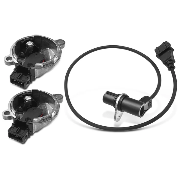 2 Pcs Camshaft & 1 Pc Crankshaft Position Sensor for 2001-2006 Audi TT