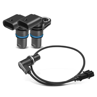 2 Pcs Camshaft & 1 Pc Crankshaft Position Sensor