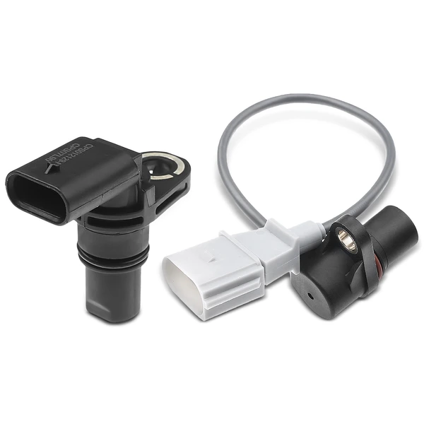 1 Pc Camshaft & 1 Pc Crankshaft Position Sensor for Volkswagen Jetta 2012-2013 2.0L SOHC