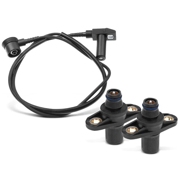 2 Pcs Camshaft & 1 Pc Crankshaft Position Sensor for Mercedes-Benz 300CE 300E E320