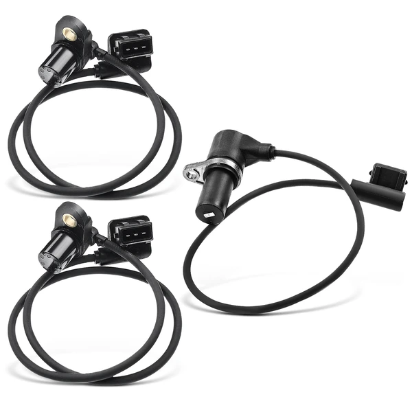 2 Pcs Camshaft & 1 Pc Crankshaft Position Sensor for BMW E36 318i 318is 318ti Z3 1.9L