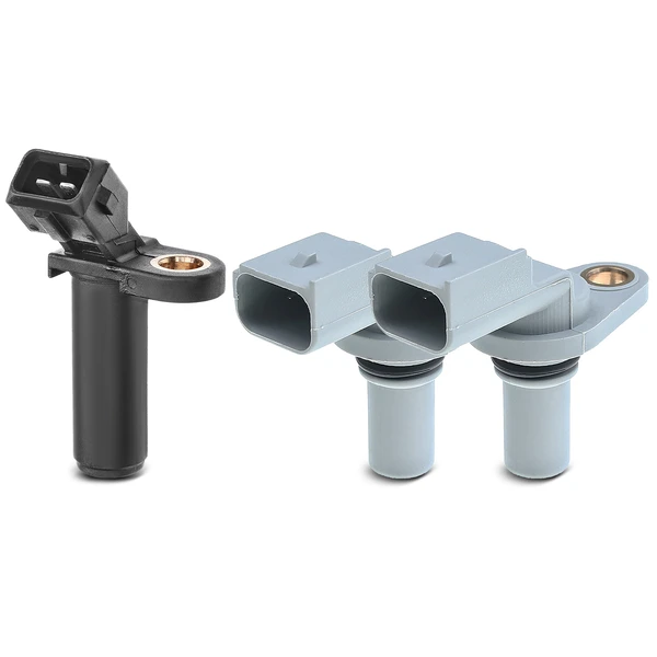 2 Pcs Camshaft & 1 Pc Crankshaft Position Sensor for Ford Focus 2002 L4 2.0L DOHC GAS
