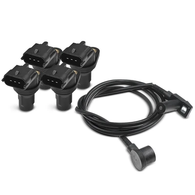 4 Pcs Camshaft & 1 Pc Crankshaft Position Sensor