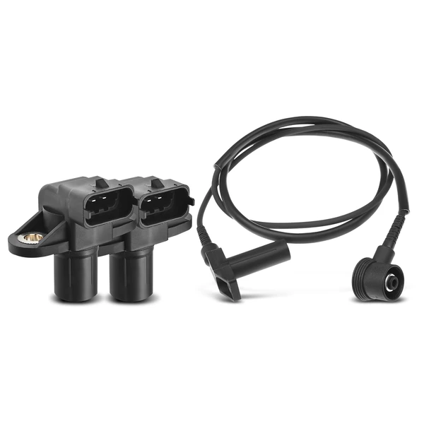 2 Pcs Camshaft & 1 Pc Crankshaft Position Sensor for Mercedes-Benz SL320 C280 C36 AMG 95-96