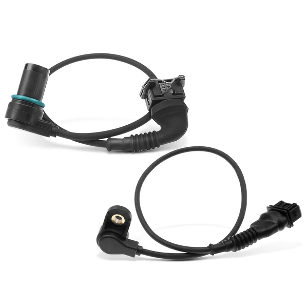 2 Pcs Intake & Exhaust Camshaft Position Sensor for BMW E83 X3 2004 L6 3.0L DOHC
