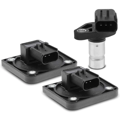 2 Pcs Camshaft & 1 Pc Crankshaft Position Sensor